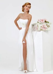 Kookla Simple Robe De Mariée Blanche
