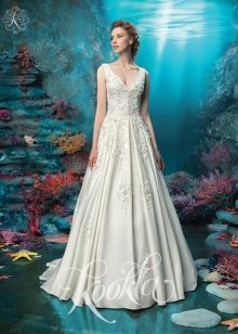 Kookla A-ligne de robe de mariée
