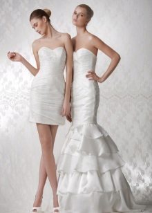 Transformateur de robe de mariée sirène