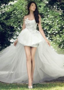 Magnifique robe de mariée courte