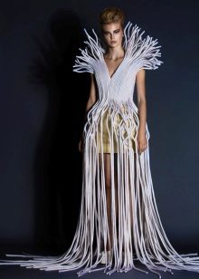Robe de soirée insolite de Jean Louis Sabaji long