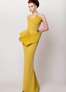 Robe moutarde