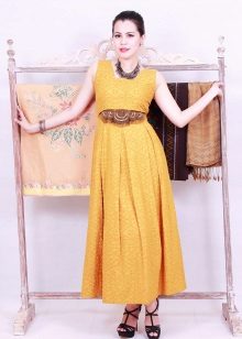 Accessoires de robe moutarde