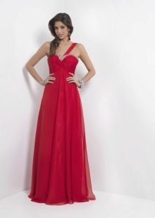 Robe longue pourpre