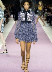 Robe chemise en mousseline de soie