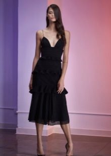 Robe de soirée dans le style lin
