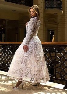 Magnifique robe de mariée en maille