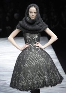 Robe en maille moelleuse