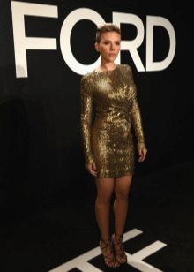 Robe Scarlett Johansson Or