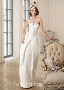 Robe de mariée de Tatiana Kaplun de la collection Lady of quality avec une jupe en forme de tulipe