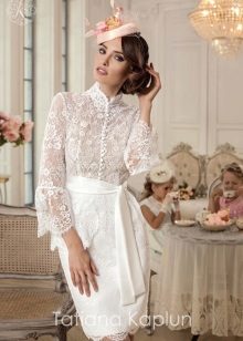 Robe de mariée courte de Tatiana Kaplun de la collection de dentelle Lady of quality
