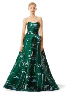 Robe moelleuse verte