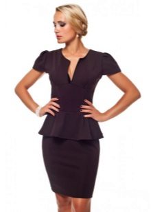 Robe de bureau marron foncé