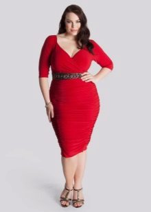Robe moulante pour femmes obèses