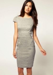 Robe de bureau grise