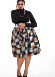 Robe à taille haute pour femmes obèses
