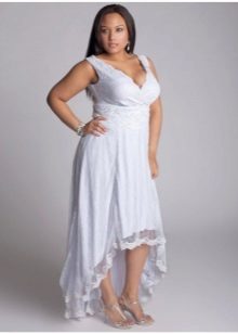 Robe à taille haute pour femmes obèses