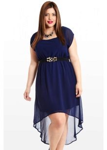 Robe de soirée pour femmes obèses à taille haute