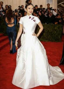 Robe de soirée blanche