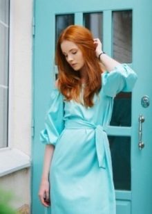 Robe à la menthe pour le rouge