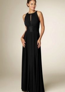 Robe grecque en noir