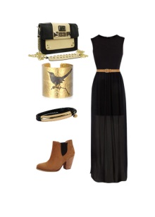 Accessoires pour une robe longue