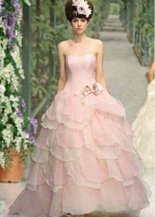 Magnifique robe de mariée rose