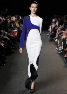 Robe de sport pour la fête du blanc et du bleu