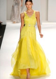 Robe couleur citron juteux