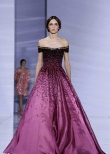 Robe moelleuse mauve