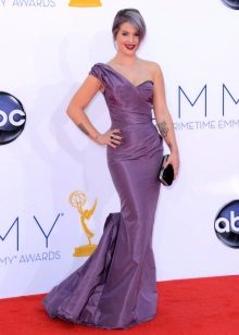 Robe de sirène mauve
