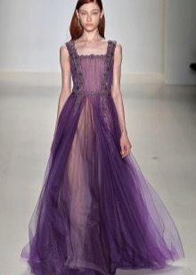 Robe d'améthyste orchidée