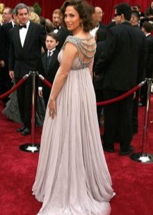 Robe longue au sol pour femme enceinte