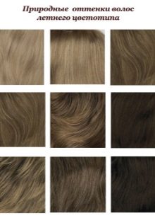 Nuances de couleur de cheveux d'été