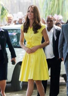 Chemise de ville jaune pour femme type couleur été