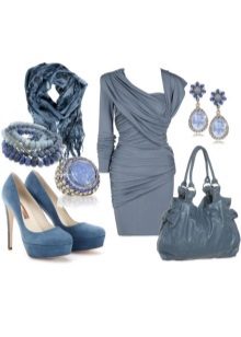 Robe grise et accessoires pour lui pour le type de couleur Light Summer