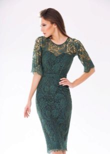 Robe en dentelle de bureau