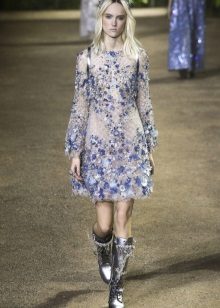 Elie Saab 2016 tavaszi-nyári ruha kövekkel
