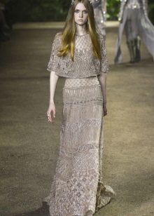 Elie Saab 2016 tavaszi-nyári ruhája köpenygel