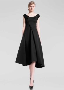 Robe trapèze noire