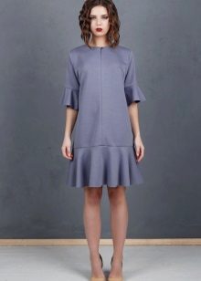 Robe à volants en néoprène