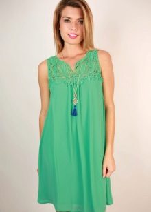 Robe en viscose à coupe libre