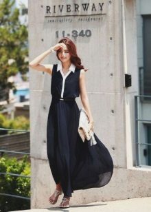 Robe longue de polo