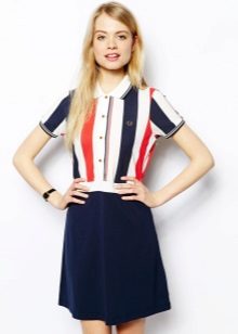 Robe de polo couleur