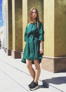 Chemise habillée verte