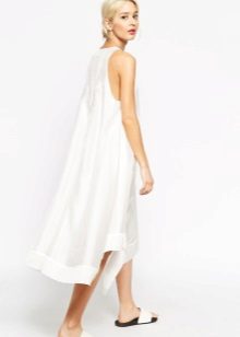 Robe blanche A-line