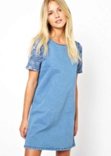 Robe tunique bleue