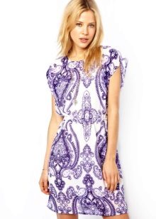 Robe tunique avec imprimé
