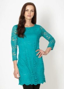 Tunique robe turquoise