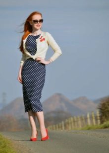 Cardigan à pois